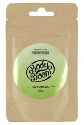 BodyBoom Cannabis Oil Peeling kawowy 30 g