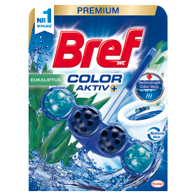 Bref Blue Aktiv Eucalyptus hanger for toilet bowl 50g