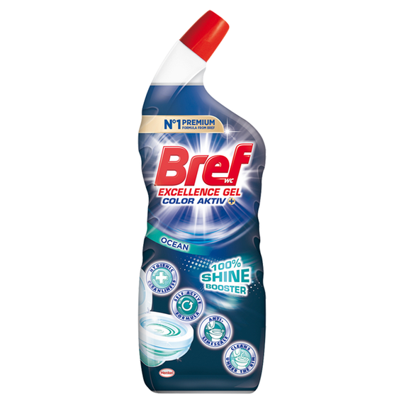 Bref WC Excellence Gel Color Activ+ Ocean Toilet Cleaner 700 ml