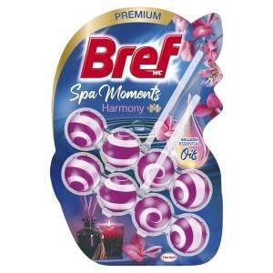 Bref WC Spa Moments Harmony Toilet bowl cleaning and fragrance pendant 2 x 50 g