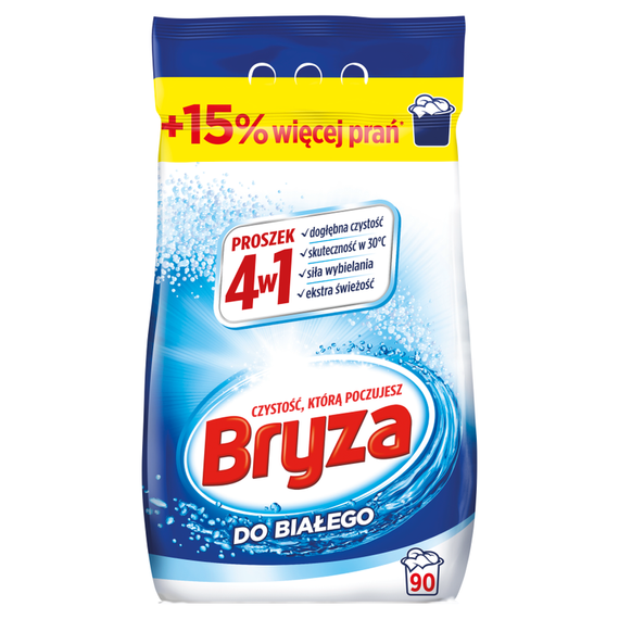 Bryza 4in1 Washing powder for whites 5.85 kg (90 washes)