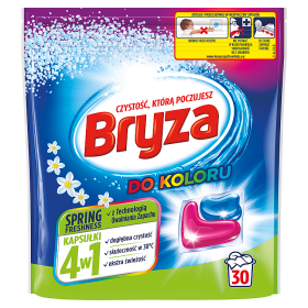 Bryza Spring Freshness 4w1 Kapsułki do prania do koloru 600 g (30 prań)