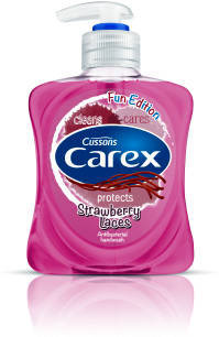 Carex Kids Strawberry Candy Antibacterial soap 250ml