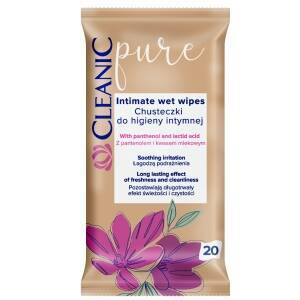 Cleanic Pure Intimate hygiene wipes 20 pieces