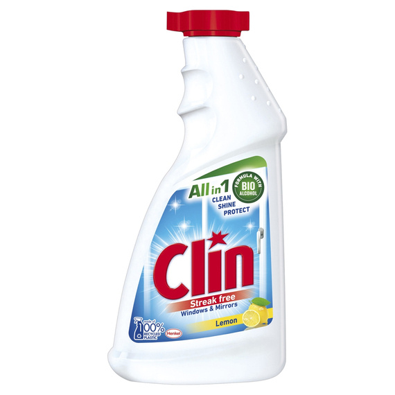 Clin Windows & Glass Cleaner glass surfaces refill 500ml