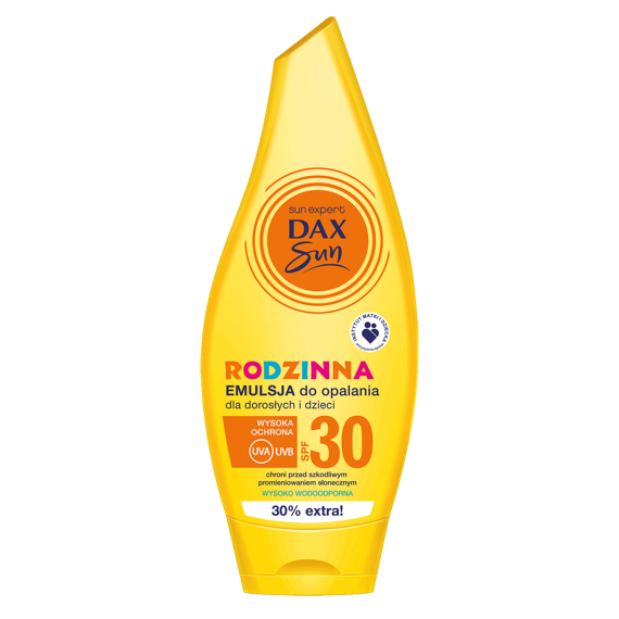 DAX SUN RODZINNA Emulsja do opalania dla dorosłych i dzieci SPF 30, 175 ml