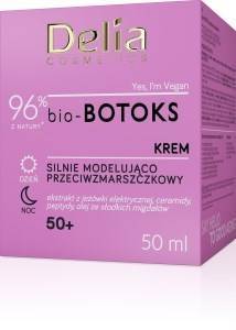 DELIA Silnie modelująco-przeciwzmarszczkowy krem bio-BOTOKS 50+, 50ml