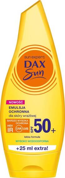 Dax Sun Emulsja ochronna do skóry wrażliwej SPF 50