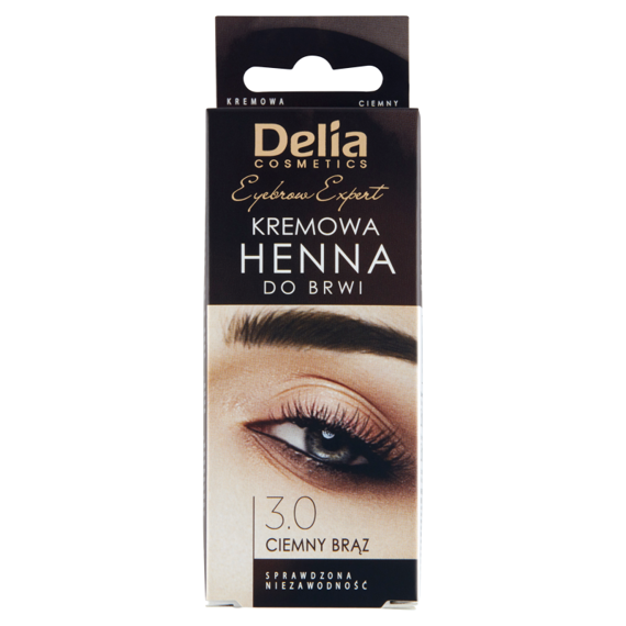 Delia Cream henna brązowa