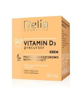 Delia Przeciwzmarszczkowy krem normalizujący na noc Vitamin D3 Precursor, 50ml