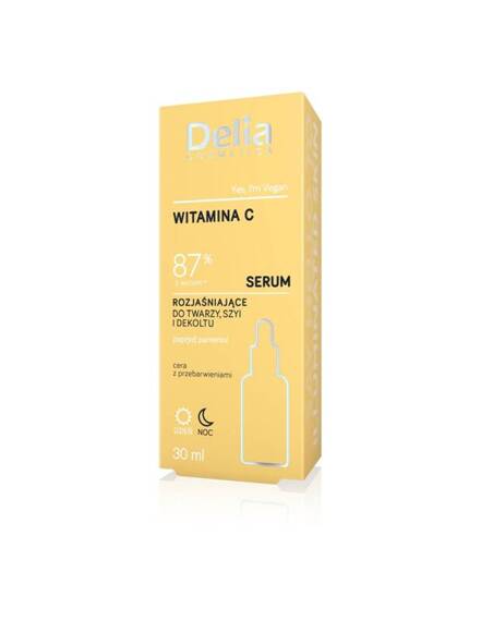 Delia Serum do twarzy, szyi i dekoltu WITAMINA C 87%   30 ml