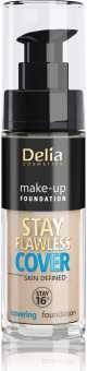 Delia Stay Flawless Cover Podkład Kryjący 505 Honey 30ml