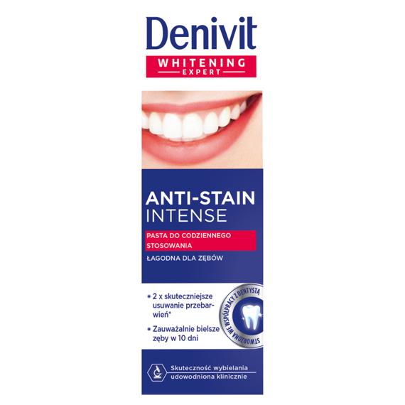 Denivit Anti-Stain Intense professional whitening toothpaste 50ml