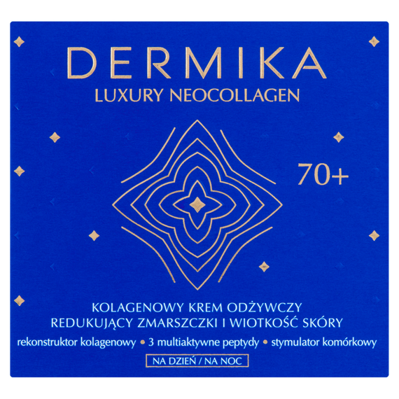 Dermika Luxury Neocollagen Collagen Nourishing Cream 70+ for Day and Night 50 ml