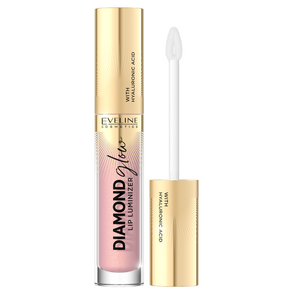 Diamond Glow Lip Luminizer Hyaluronic Acid Lip Gloss, No. 03