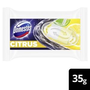 Domestos 3in1 Power Citrus Toilet Block 35g