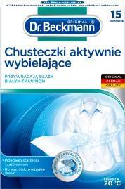 Dr. Beckmann Chusteczki aktywnie wybielające 15 sztuk