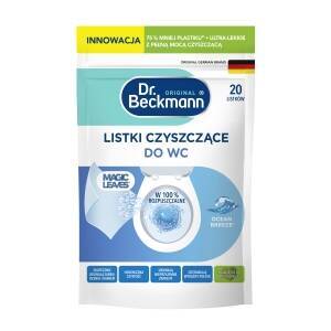 Dr. Beckmann MAGIC LEAVES Listki Rozpuszczalne do Mycia WC  x20