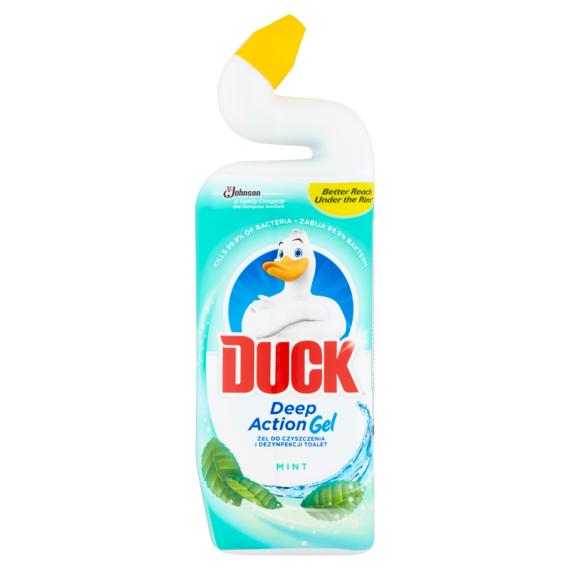 Duck Deep Action Mint Żel do czyszczenia i dezynfekcji toalet 750 ml