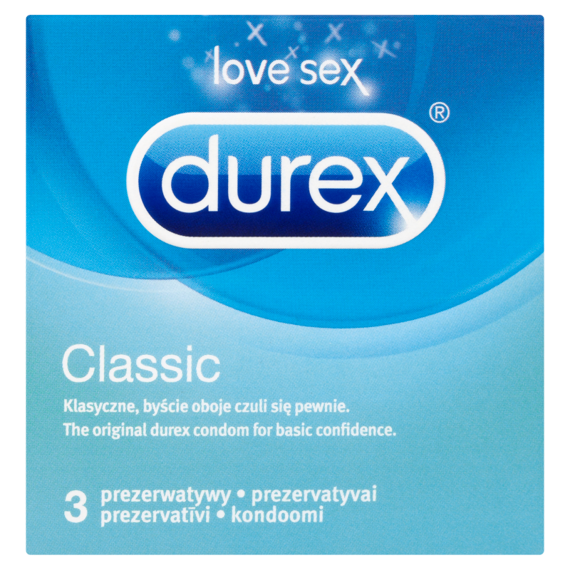 Durex Classic condom 3 pieces