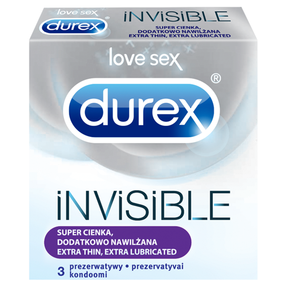 Durex Invisible condom 3 pieces