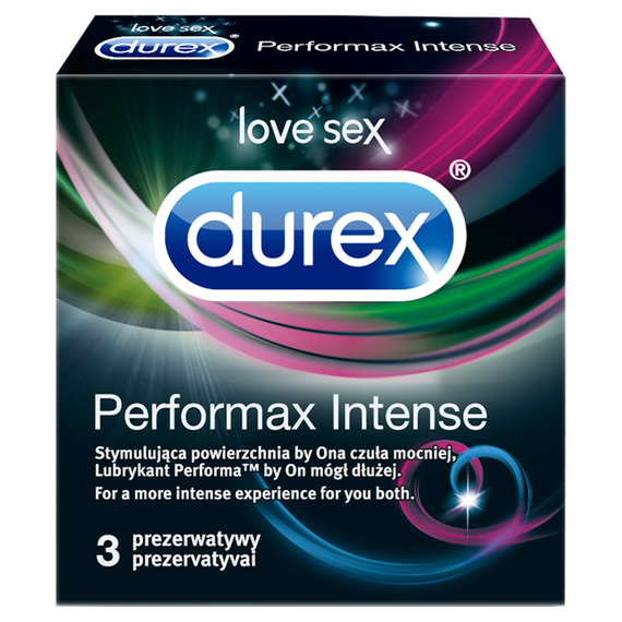 Durex Performax Intense condoms 3 pieces