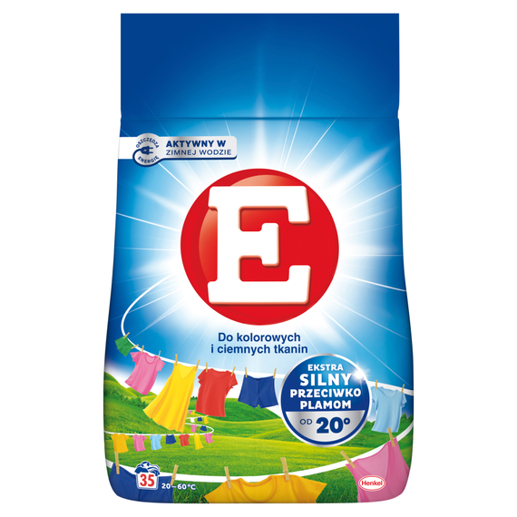 E Washing powder for colored and dark fabrics 2.10 kg (35 washes)