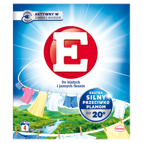 E Washing powder for white and light fabrics 240 g (4 washes)