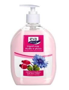 Eva Natura Liquid soap wild rose & cornflower 500 ml