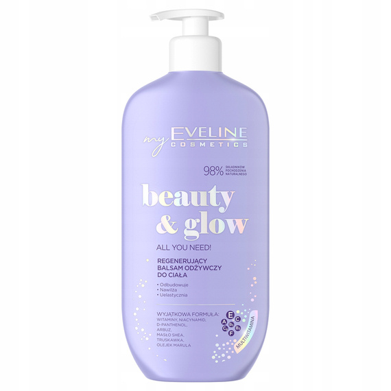 Eveline Beauty Glow Regenerujący balsam odżywczy do ciała 350 ml