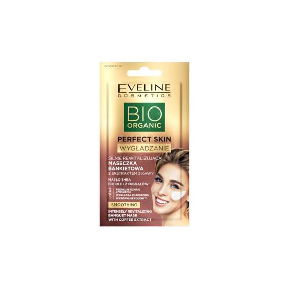 Eveline Bio Organic Perfect Skin Silnie Rewitalizująca Maseczka Z Kawą 8ML