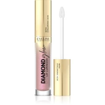 Eveline Cosmetics Diamond Glow Błyszczyk do ust z kwasem hialuronowym, No 08 Honey Glam