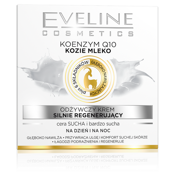 Eveline Cosmetics Nourishing Cream Strongly Regenerating Coenzyme Q10, Goat Milk daily