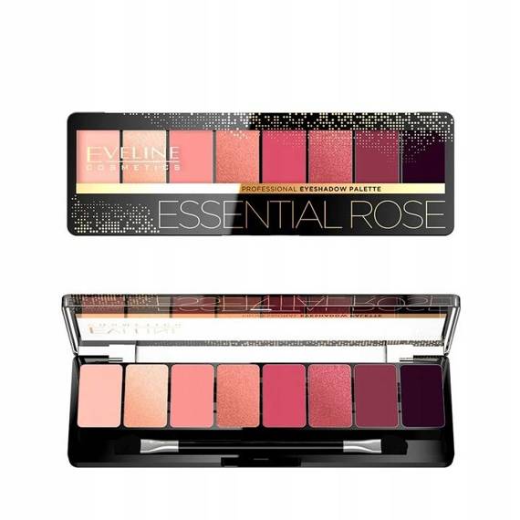 Eveline Cosmetics Professional Eyeshadow Palette 05 Essential Rose paleta cieni do powiek 9.6g