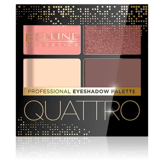 Eveline Cosmetics Quattro Palette of 4 eyeshadows, no. 06