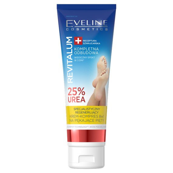 Eveline Cosmetics Revitalum Specialist regenerating cream-compress 8in1 for cracked heels