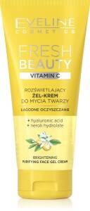 Eveline Fresh Beauty Rozświetlający Żel-Krem do Mycia Twarzy 150ml