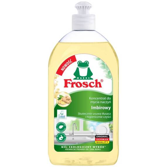 FROSCH Płyn Koncentrat do Mycia Naczyń imbirowy 500 ml