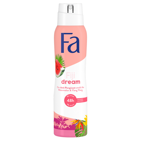 Fa Fiji Dream 48h Antiperspirant Spray with Watermelon and Ylang Ylang Scent 150 ml