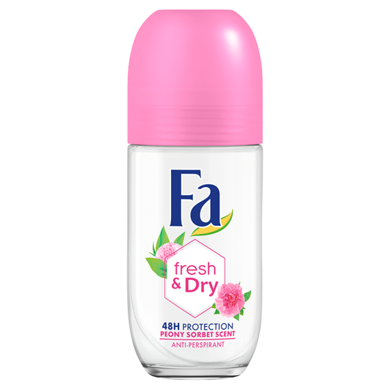 Fa Fresh&Dry Peony Sorbet 48h antyperspirant w kulce o zapachu sorbetu z piwonii 50ml