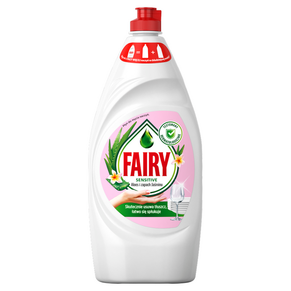 Fairy Sensitive Skin Aloe Vera & Pink Jasmine Skin-friendly dishwashing liquid 900 ML