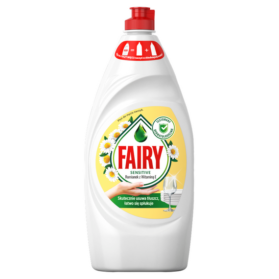 Fairy Sensitive Skin Chamomile & Vitamin E Skin-friendly dishwashing liquid 900 ML