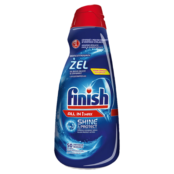 Finish All in 1 Max Shine & Protect Concentrated gel for washing dishes in the dishwasher 1l