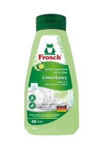 Frosch Żel do Zmywarki Limonkowy All-in-One 650 ml