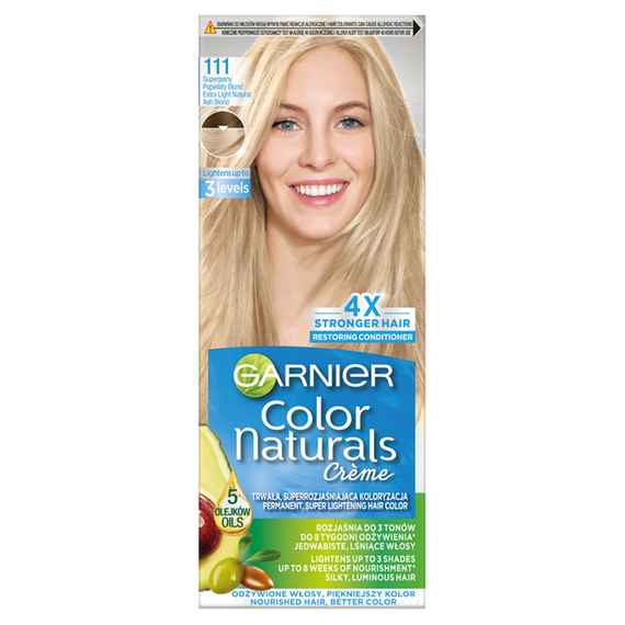 Garnier Color Naturals Crème Hair Dye 111 Super Light Ash Blonde