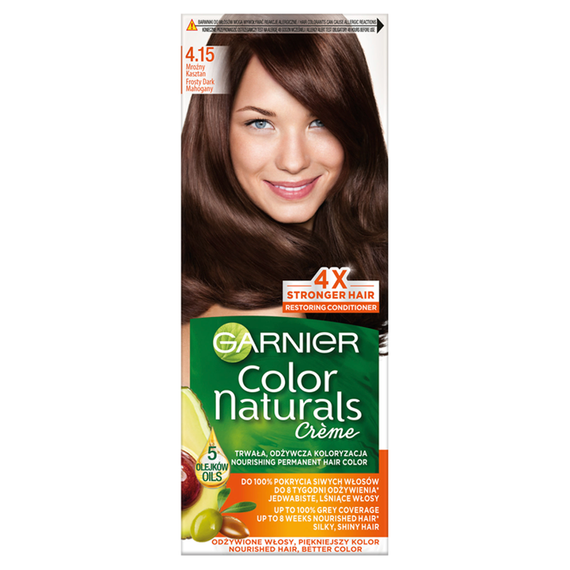 Garnier Color Naturals Crème Hair Dye 4.15 Frosty Chestnut