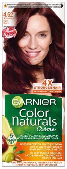 Garnier Color Naturals Creme Hair Dye 4.62 Sweet Cherry