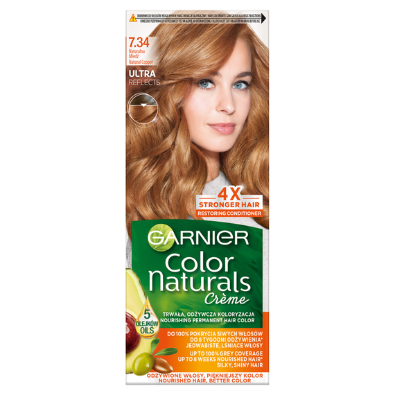 Garnier Color Naturals Crème Hair Dye 7.34 Natural Copper