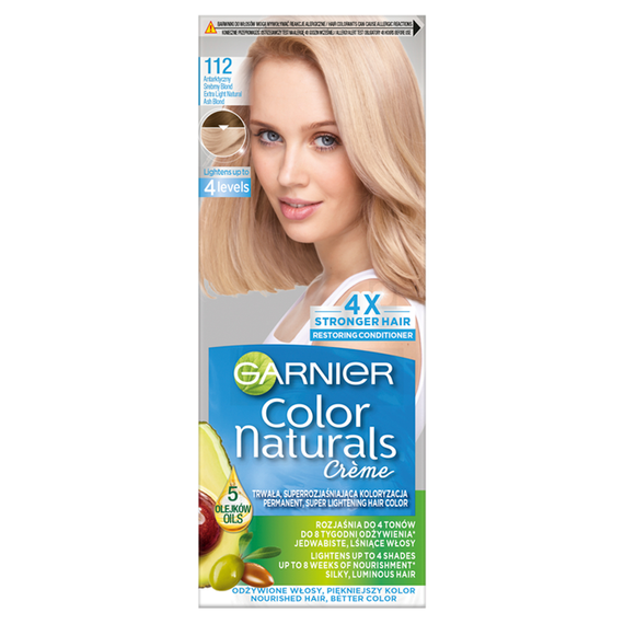 Garnier Color Naturals Crème Hair Dye Antarctic Silver Blonde 112