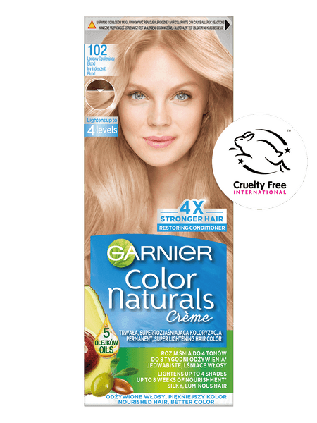 Garnier Color Naturals Nourishing Créme Brightening Cream 102  Icy Iridescent Blond